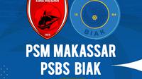 Link Live Streaming BRI Super League, PSM Vs PSBS Biak di Vidio
